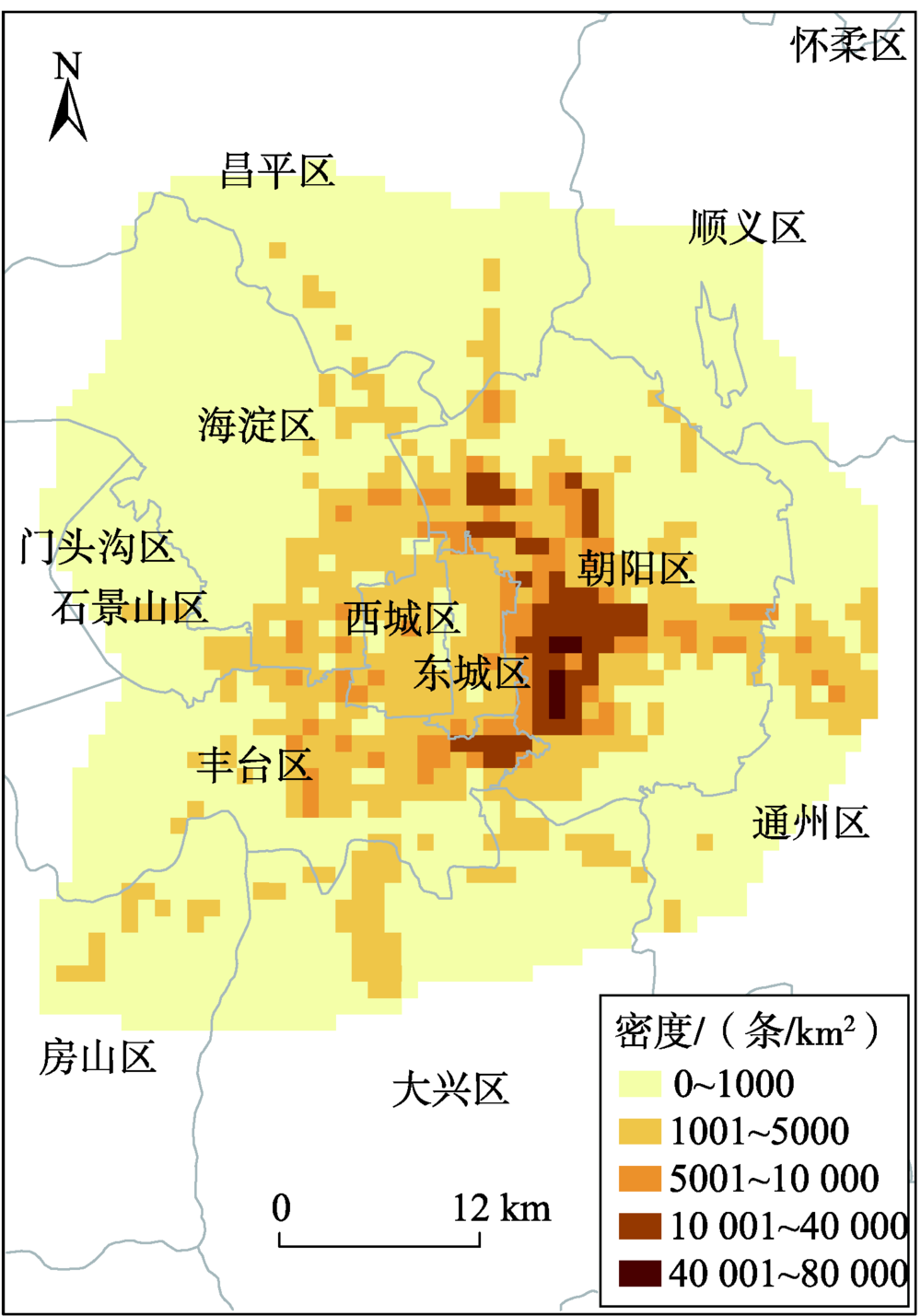 北京主城区伪基站时空规律分析